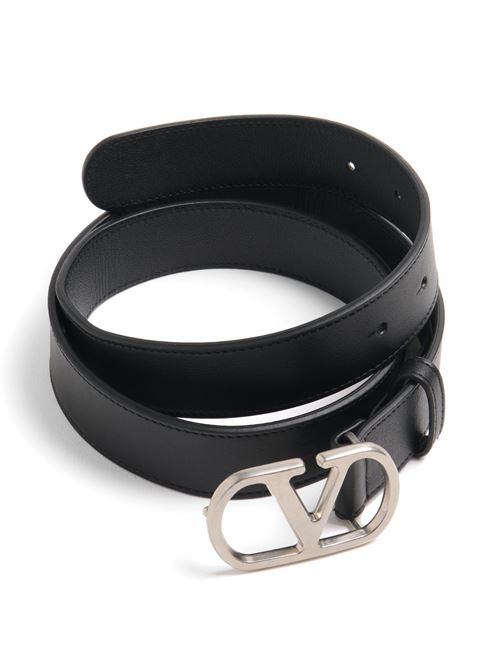 VLogo Signature 30mm leather belt VALENTINO GARAVANI | 6Y2T0SE1UMS0NO